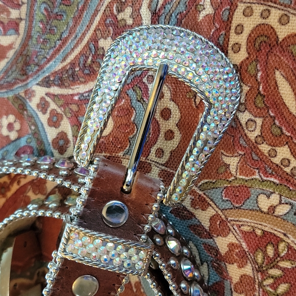 BB Simon Kish brown leather belt Large main image 8